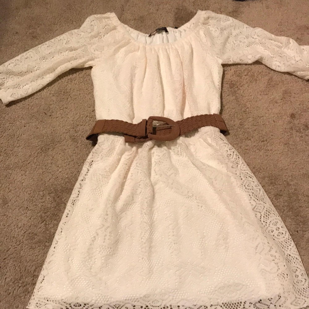 Woman’s White Dress